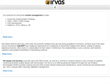 Tablet Screenshot of irvas.rs